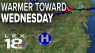 Noon weather forecast