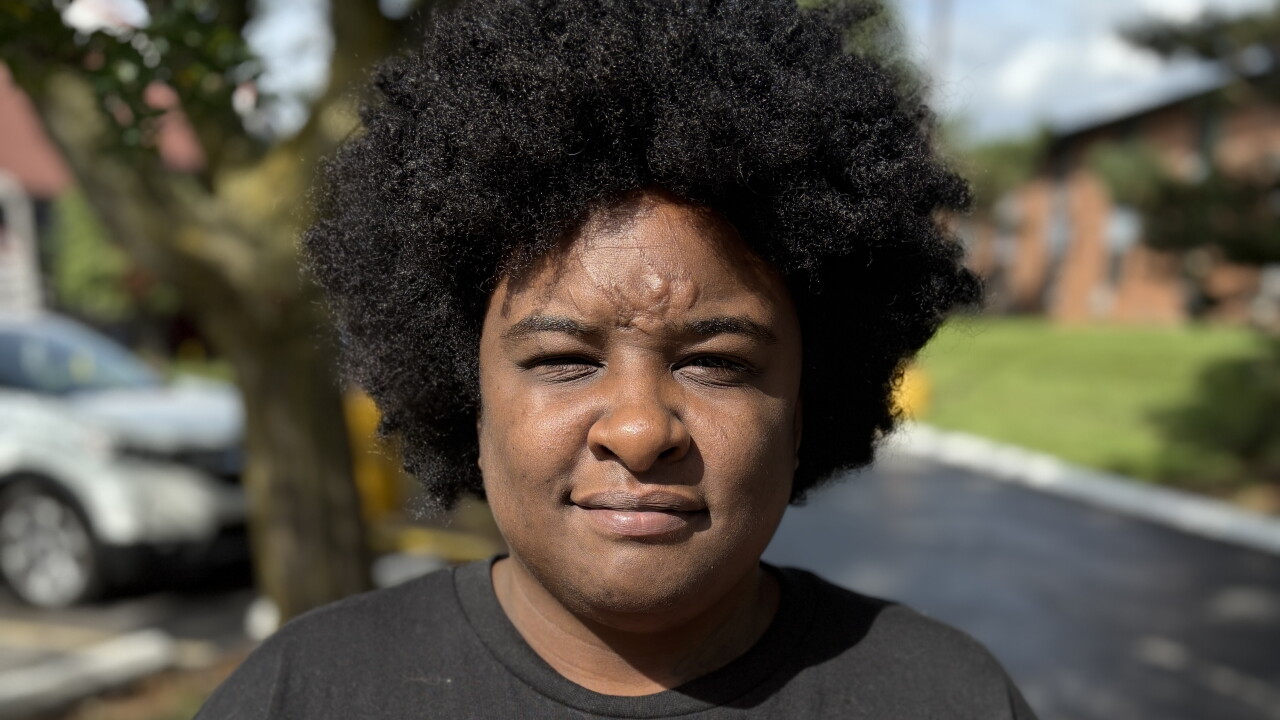 Kendall Hines says she escaped an August 29 apartment fire with all five of her animals, but lost nearly everything else. After years without stable housing, she says she is now facing homelessness again.