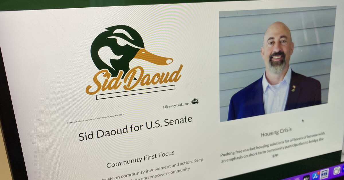 Libertarian Daoud enters Montana U.S. Senate race - Vimarsana News