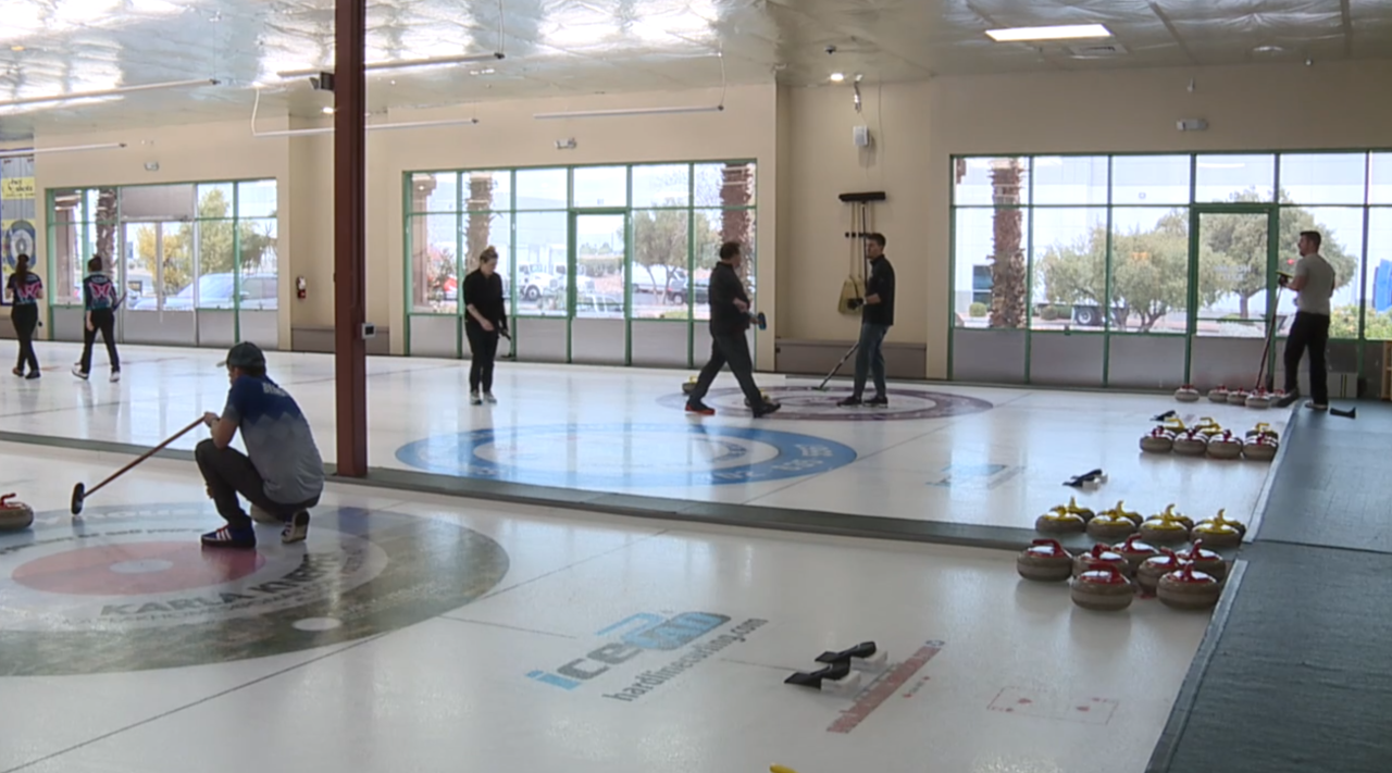 Olympic buzz brings new interest to Las Vegas curling rink