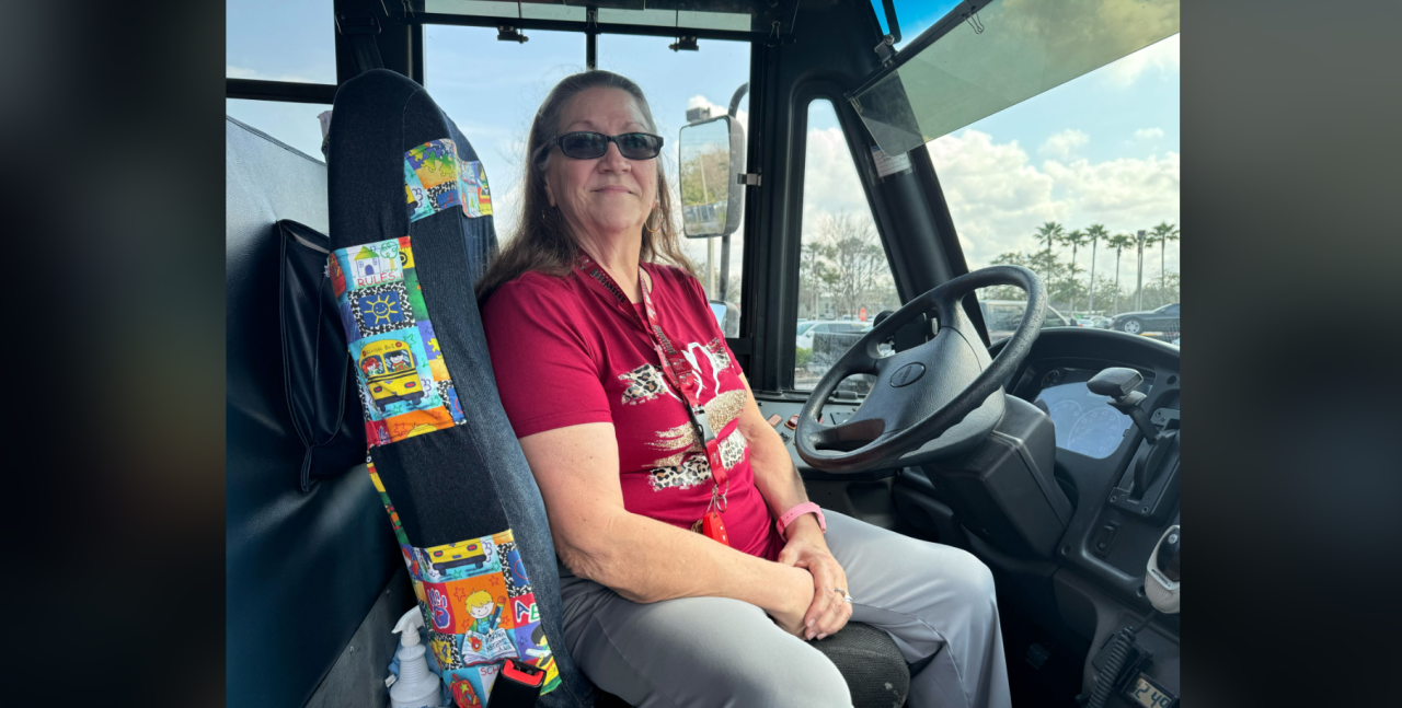 Margie Patterson has had many drivers illegally blow past her school bus in her nearly 40 years