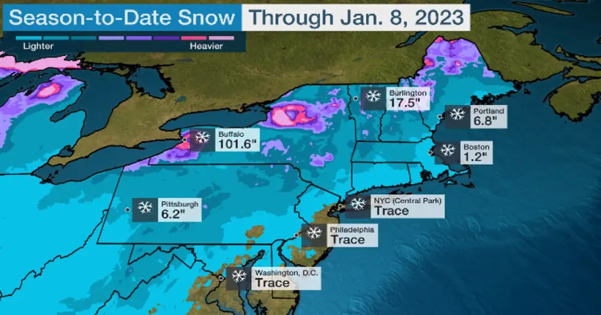 New York City, parts of Northeast waiting for season's first measurable ...