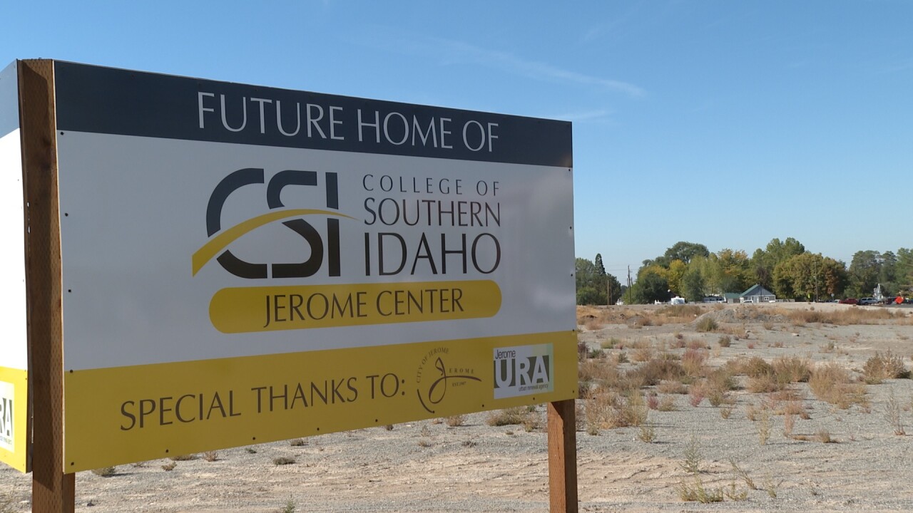 Jerome center sign