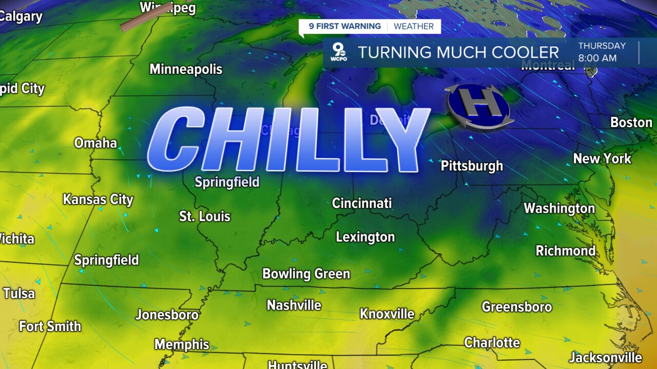 Chilly morning late week 
