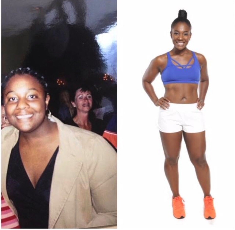 This is a snapshot of Tasha Turnbull's wellness journey. The photo on the right, courtesy of Dexter Cohen, was featured on the cover of her book "The Last 10 Pounds".