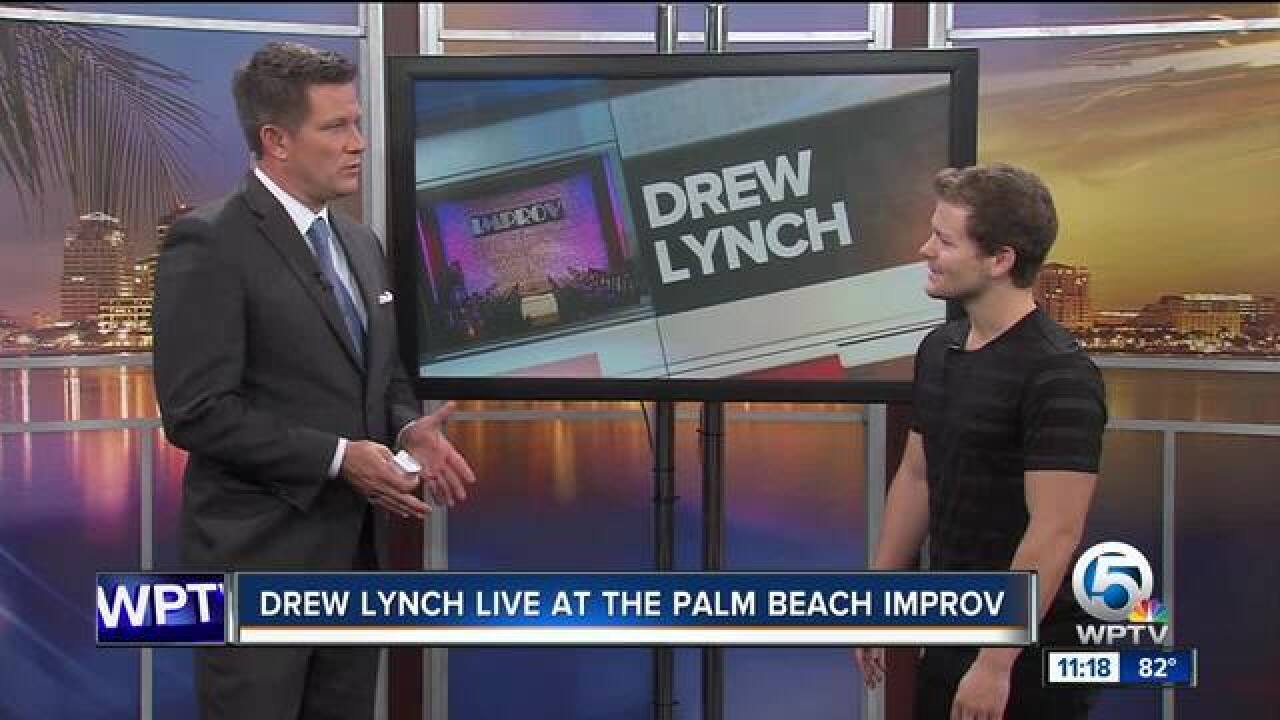 Comedian Drew Lynch at the Palm Beach Improv