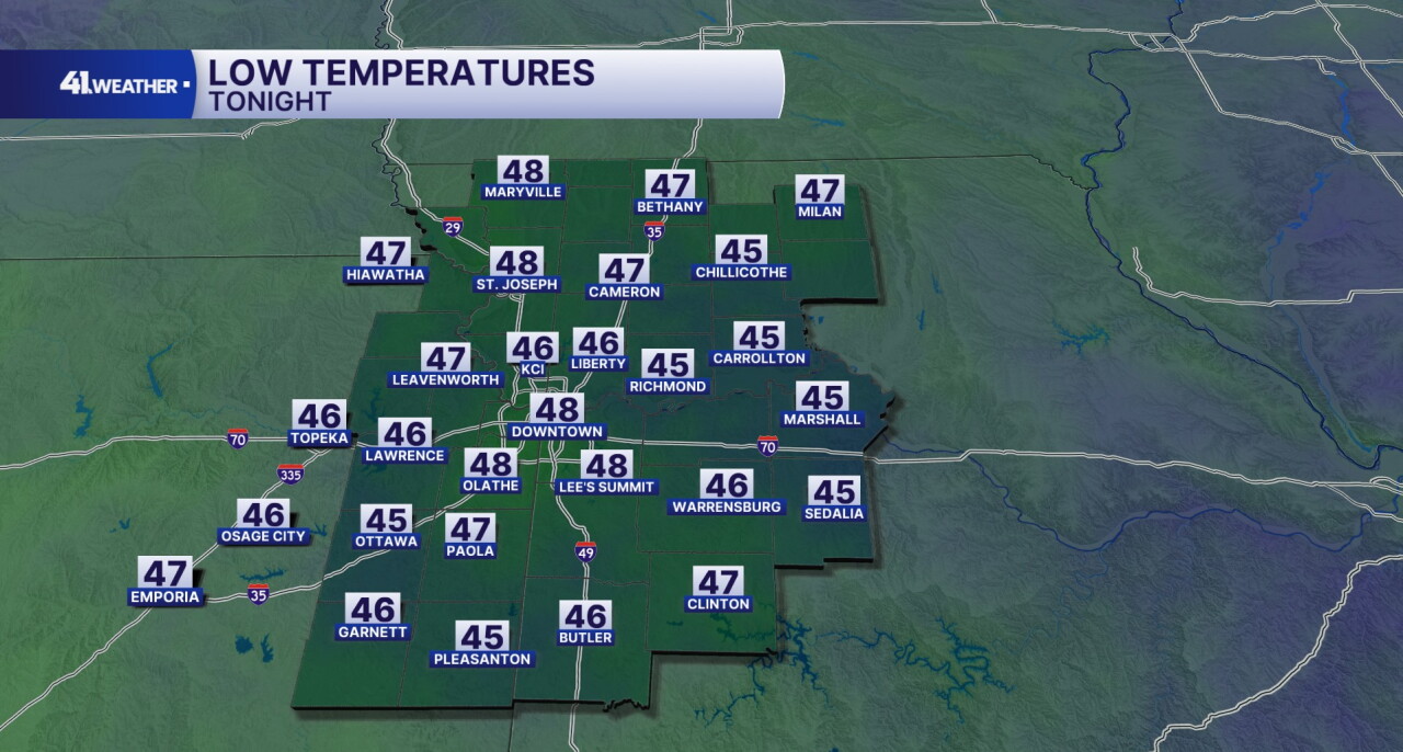 Tuesday Morning Lows