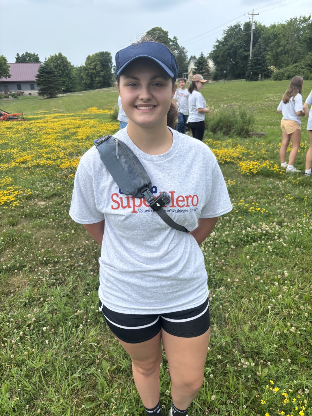 Olivia Somherhalder is a Camp SuperHero teen leader