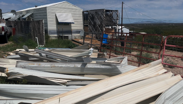 LOOKING FOR ANSWERS: Tombstone family trying to save home after microburst rips house in half