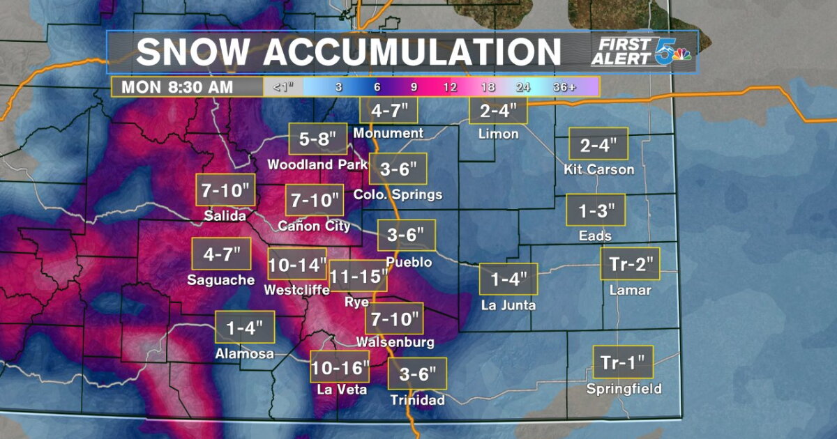 Chilly and breezy today plus all you need to know about Sunday's snow storm