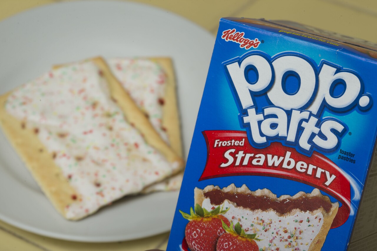 Pop-Tarts box and pastry on display in Surfside in 2013