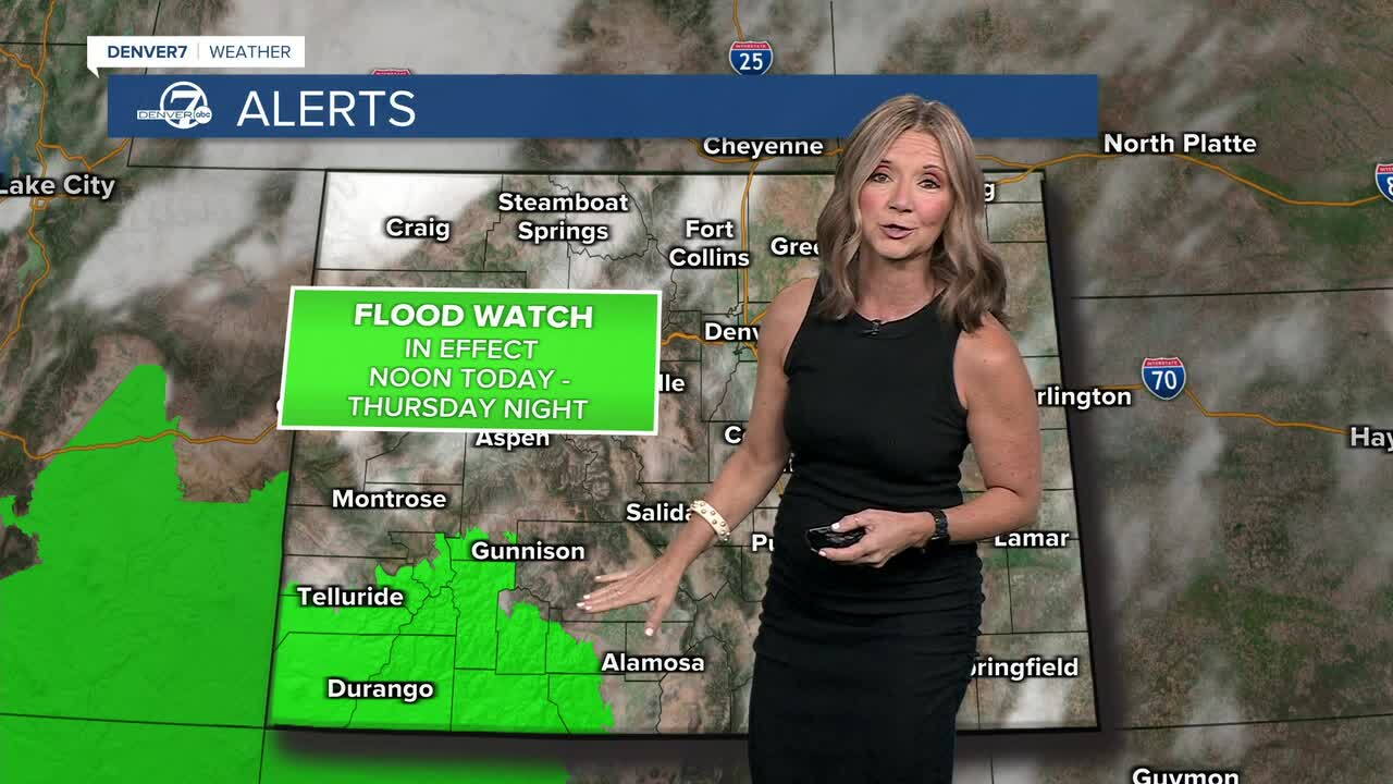 Flood Watch for Southwestern Colorado