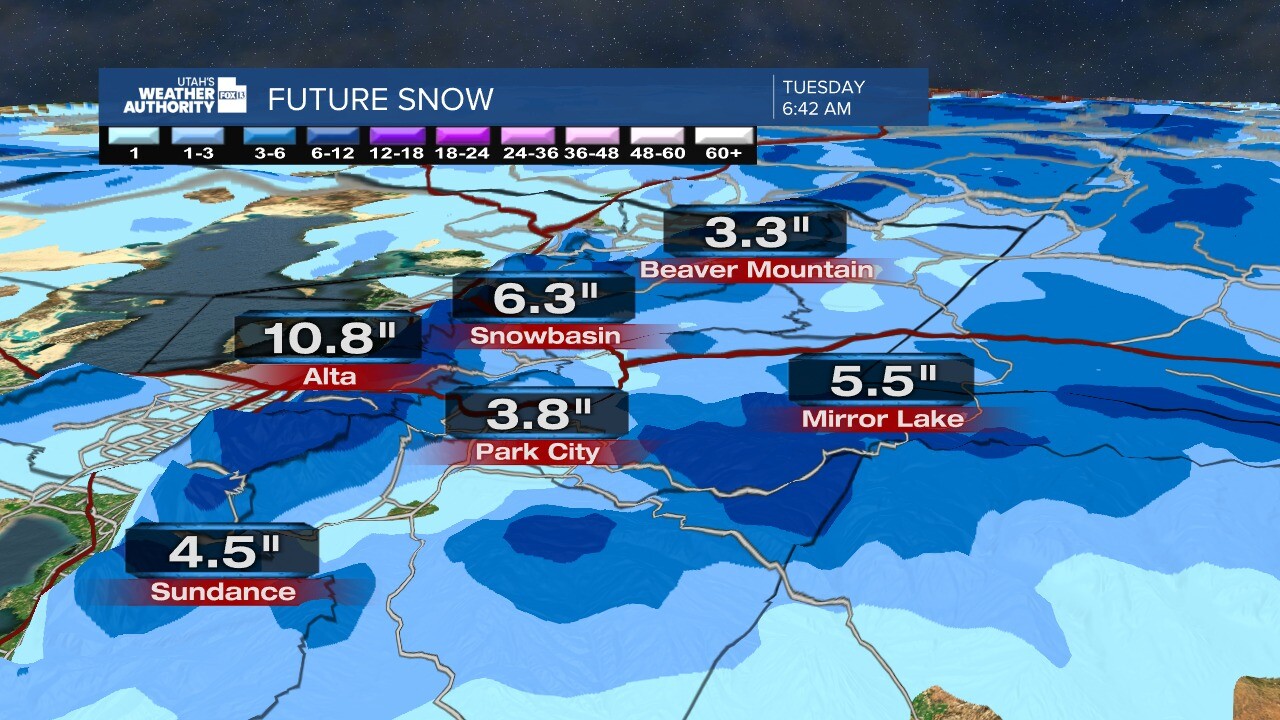 Winter Weather Advisory issued for Utah’s mountains this Sunday