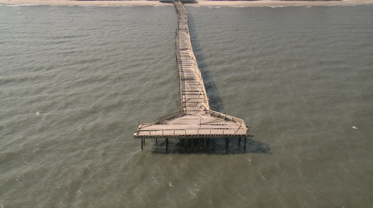 VB fishing pier damage after Irene in 2011