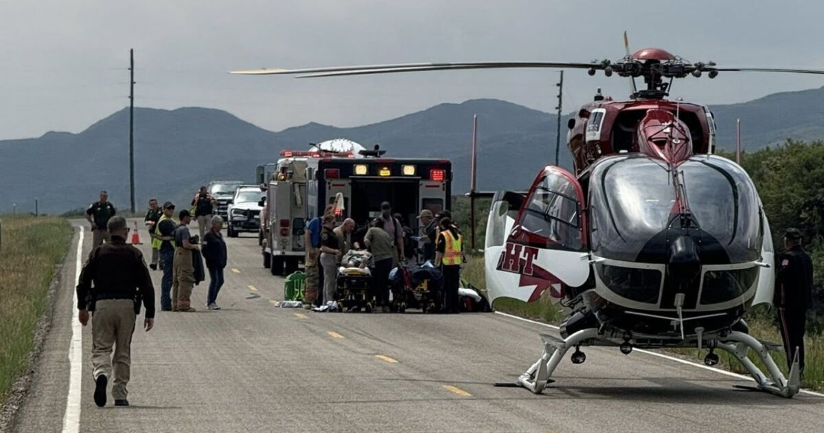 Collision involving a motorcycle and a deer in Chouteau County