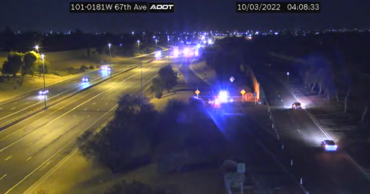 Loop 101 reopens after deadly crash involving motorcycle near 67th Avenue