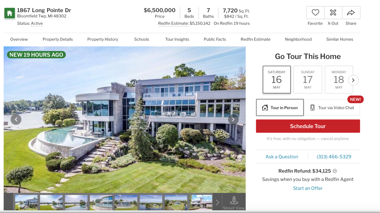 Matthew Stafford home listing