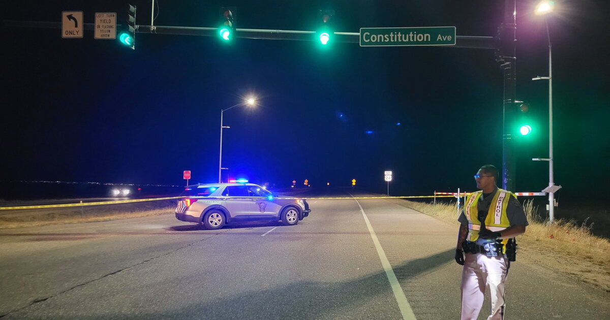 Eastbound Highway 24 closed at Constitution Avenue after a crash Wednesday - Vimarsana News