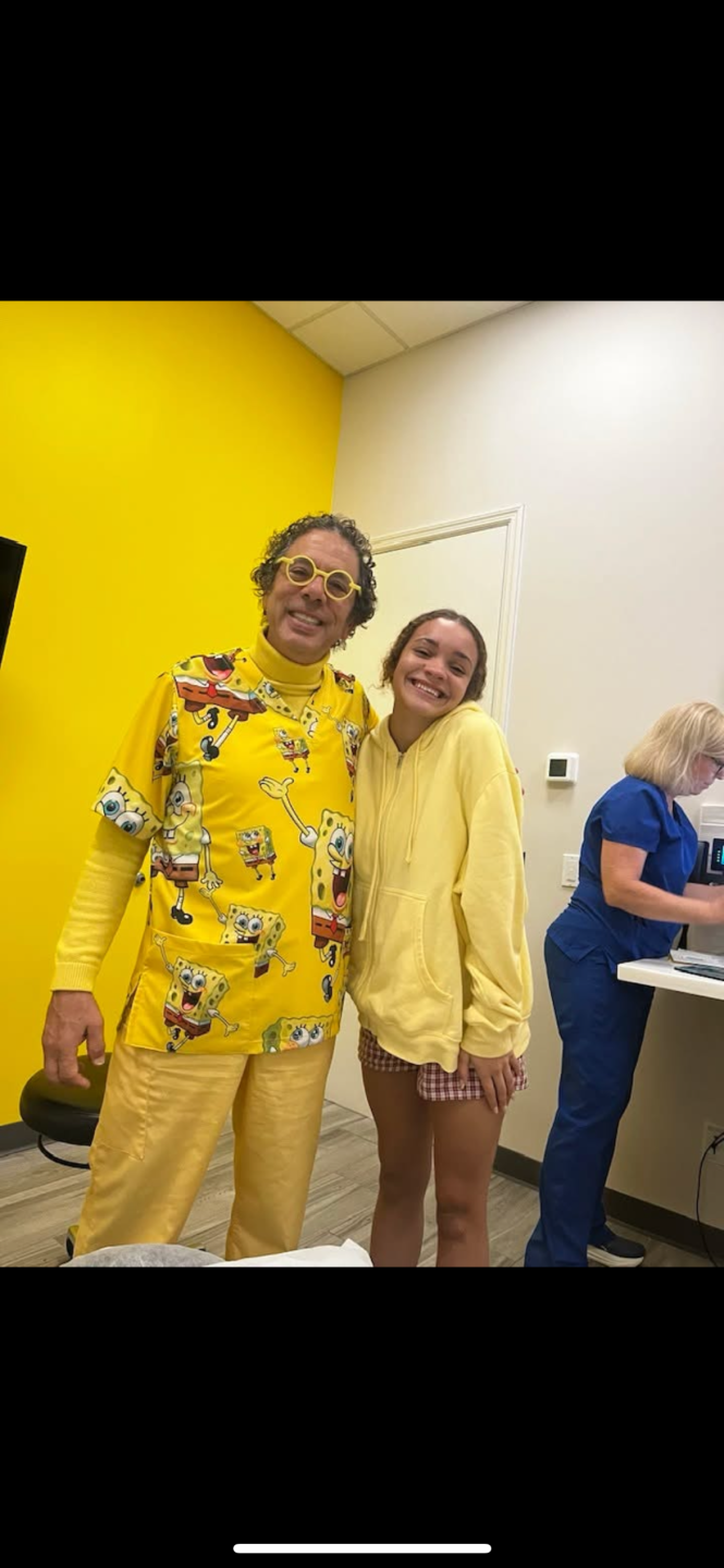 Jazzy in Flordia receiving treatment