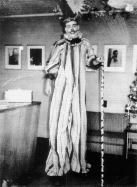 Ray Lindstrom played Tom Tom the Clown on the Marshall KGUN Show
