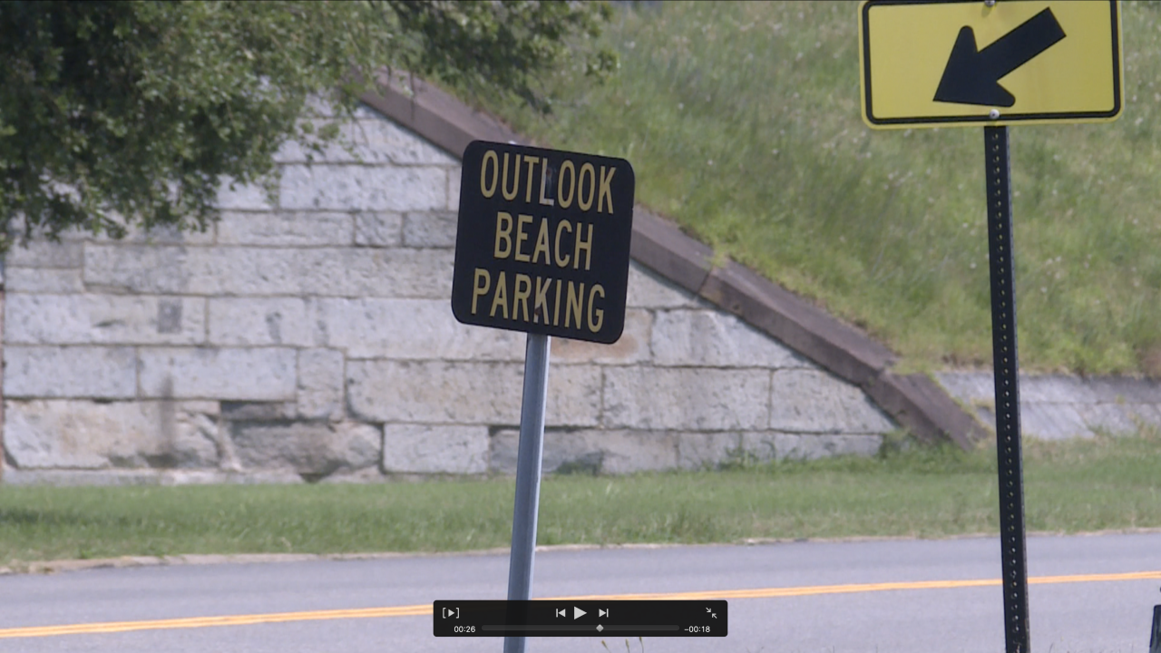 A detailed look at outlook beach.