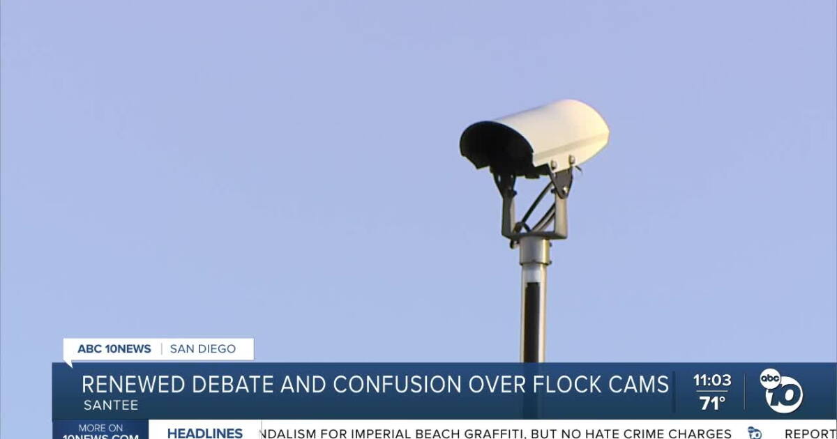 Flock cameras spark renewed debate and confusion in Santee