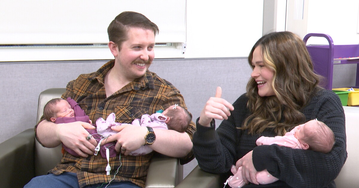 Billings couple welcomes rare triplets at St. Vincent Healthcare - Vimarsana News