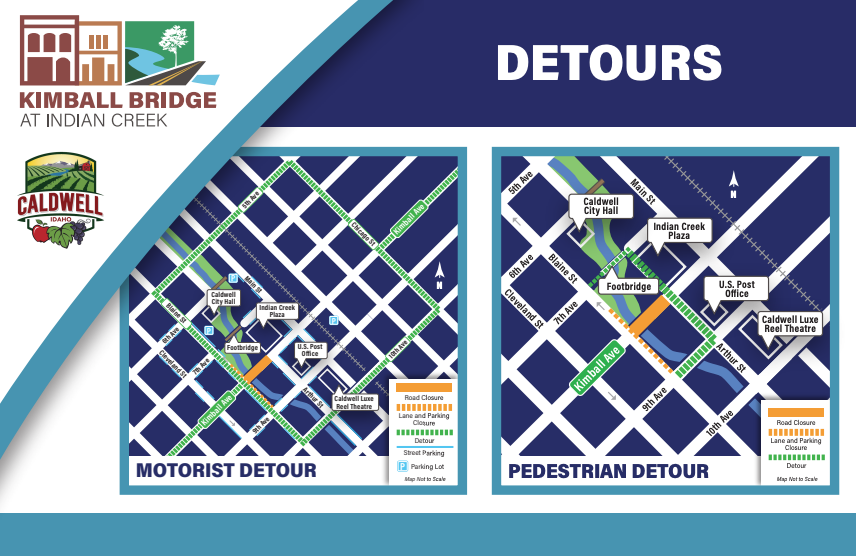 Kimball Bridge detours