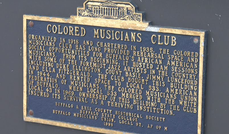 Colored Musicians Club Historical Marker