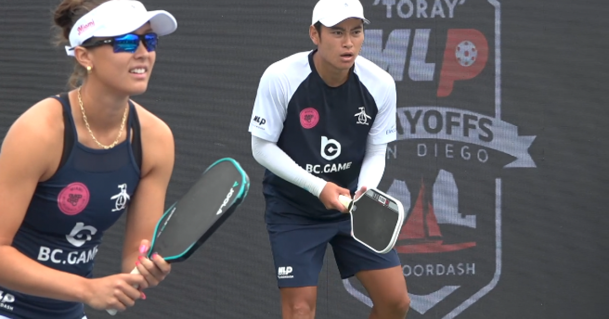 Major League Pickleball brings top competitors back to San Diego's Barnes Tennis Center