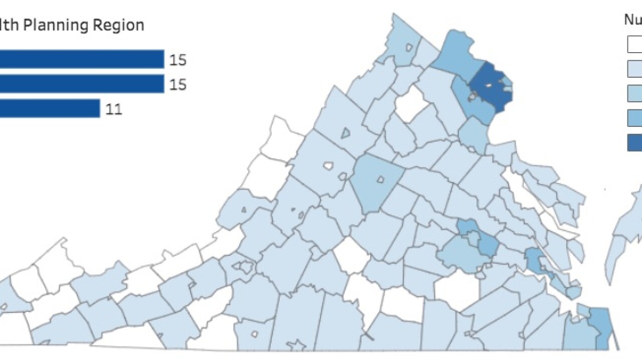 First COVID19 cases reported in these Virginia localities Friday