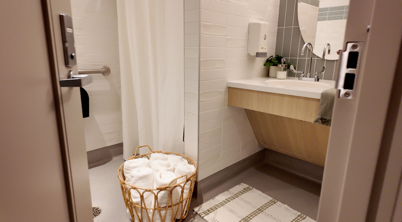 Bathroom at RMH inside CM