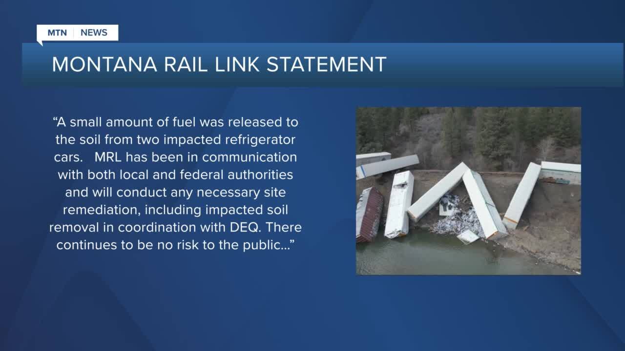 MRL Paradise Train Derailment Statement