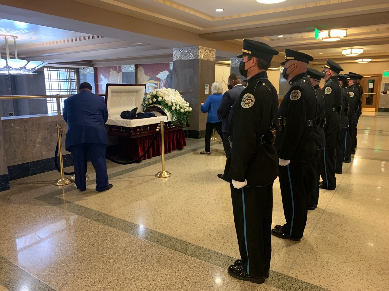 thelma harper lies in state