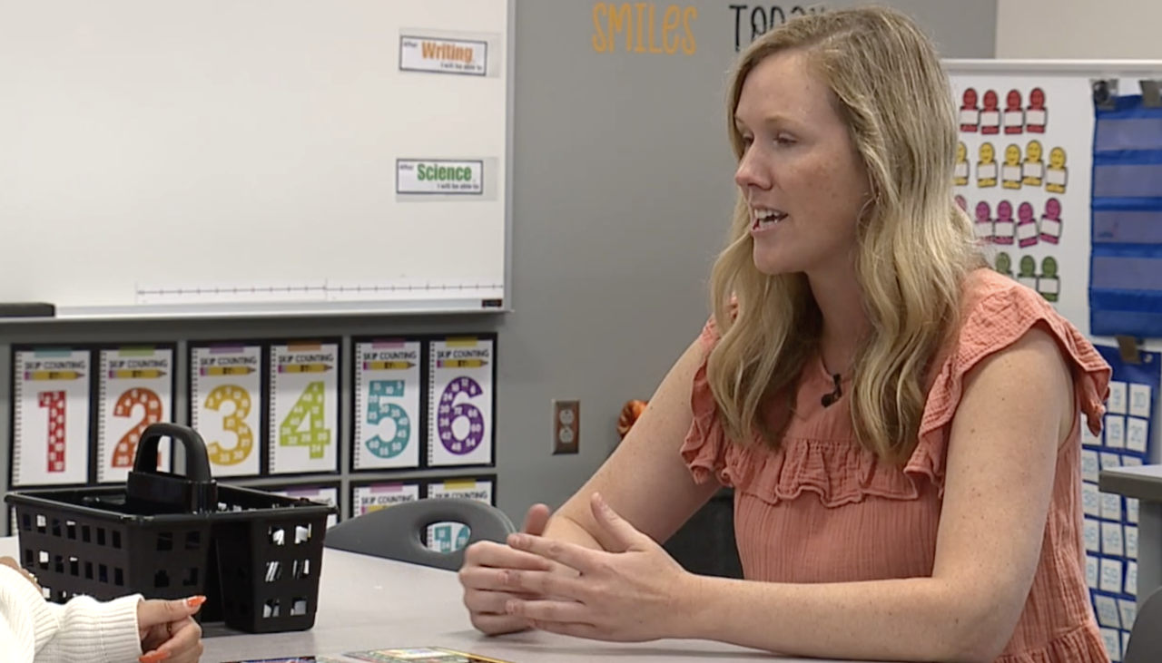 Nashua Elementary principal Courtney Minnich