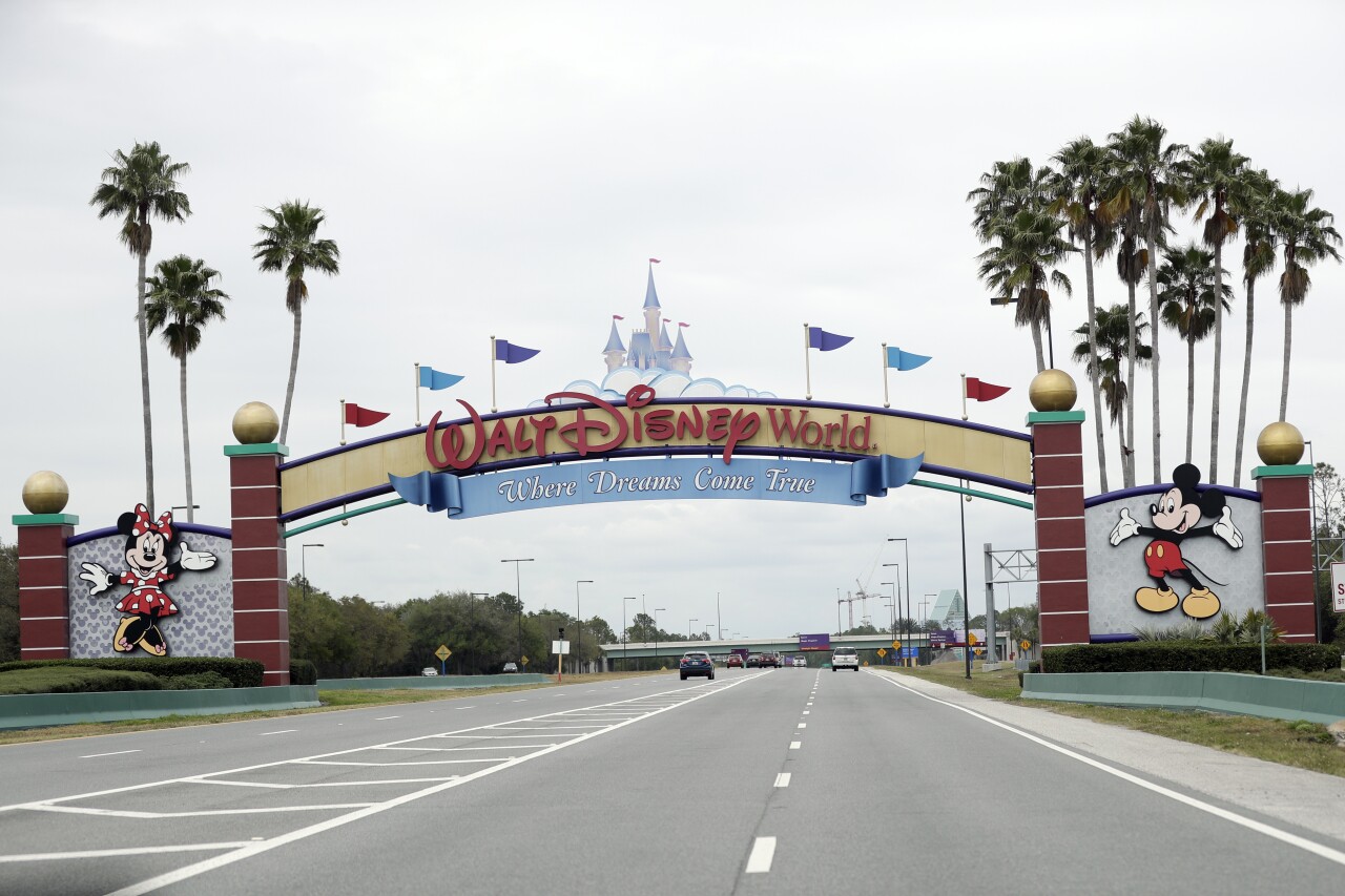 Walt Disney World entrance
