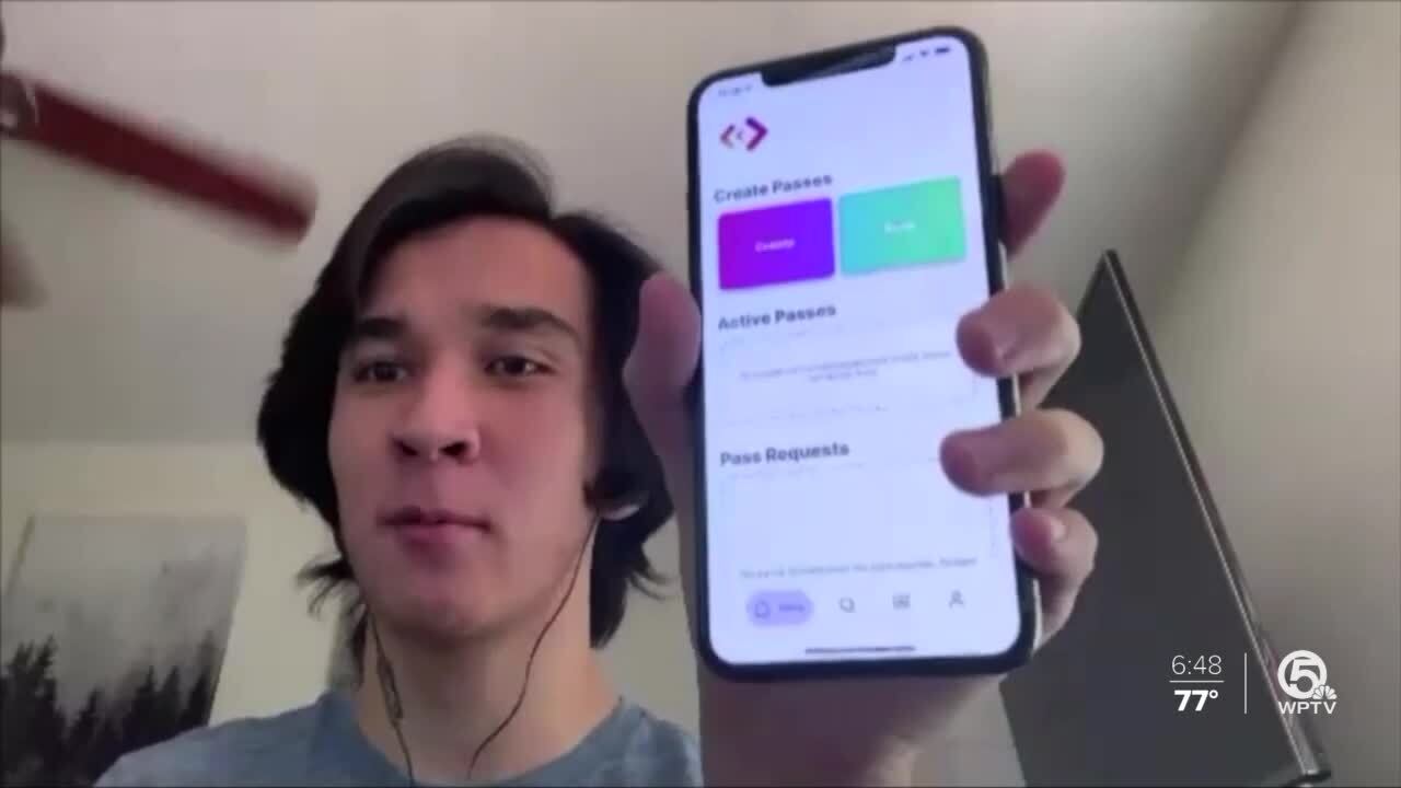 Joseph Semrai shows off Passable app