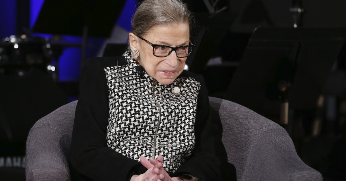 Ruth Bader Ginsburg officiates wedding of family friend