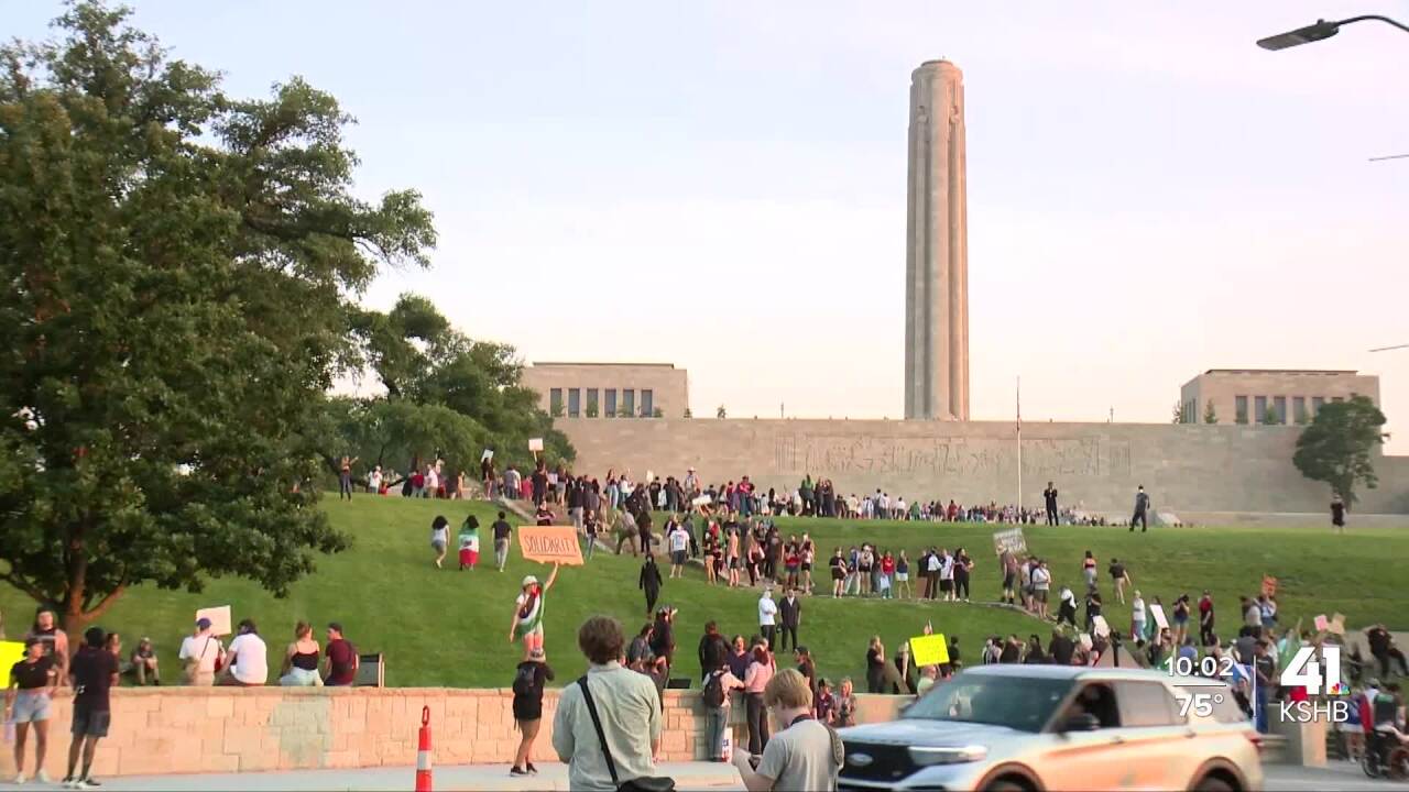 Liberty Memorial protests June 10jpg