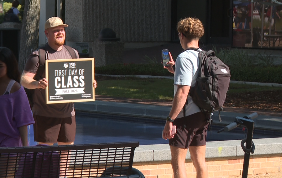 Texas A&M welcomes 70,000 Aggie students back to campus for the first day of class