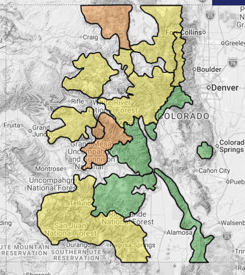 Colorado Avalanche Information Center_Feb 13 2026 forecast