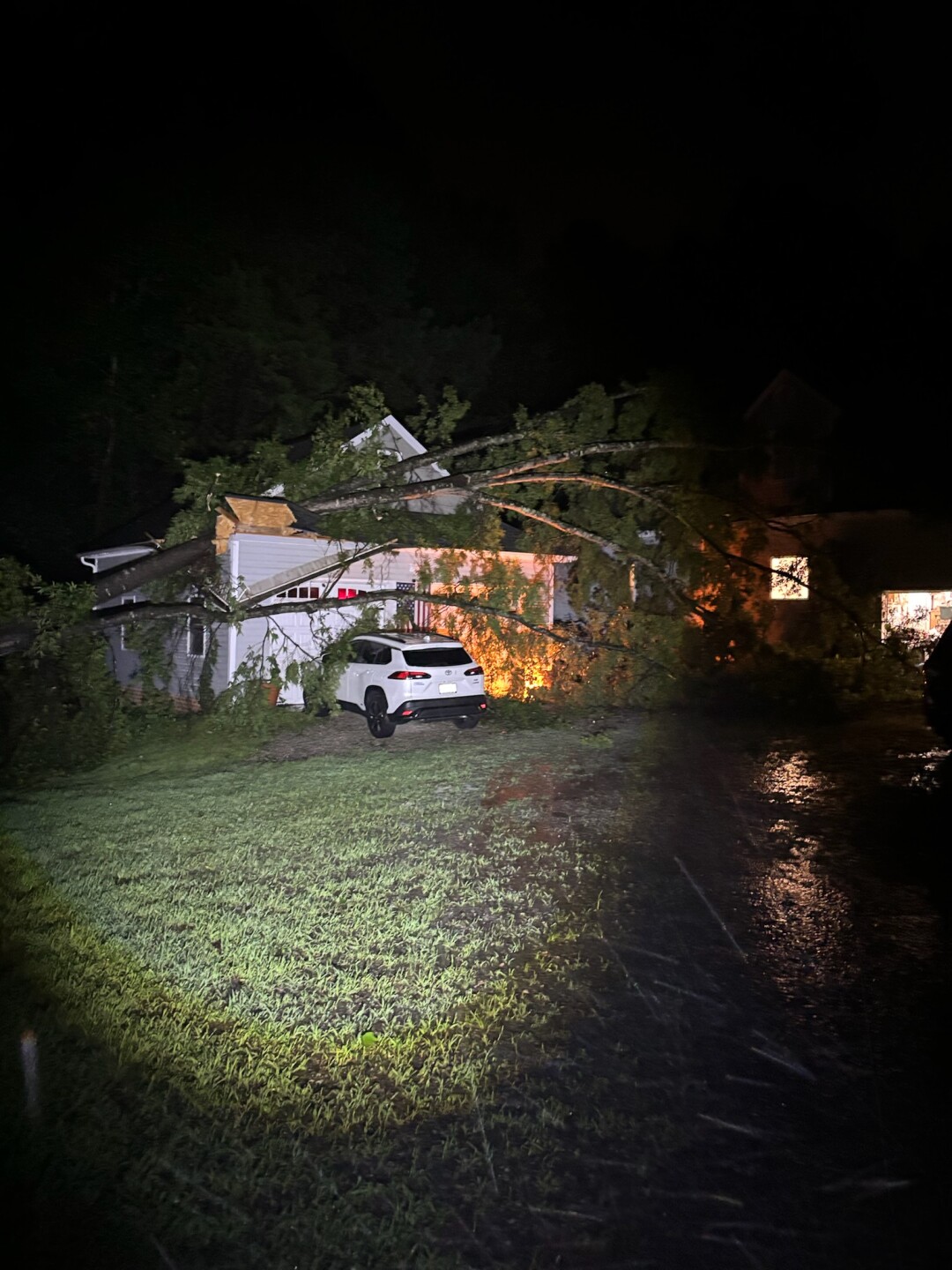 Otterdale Road Storm Damage