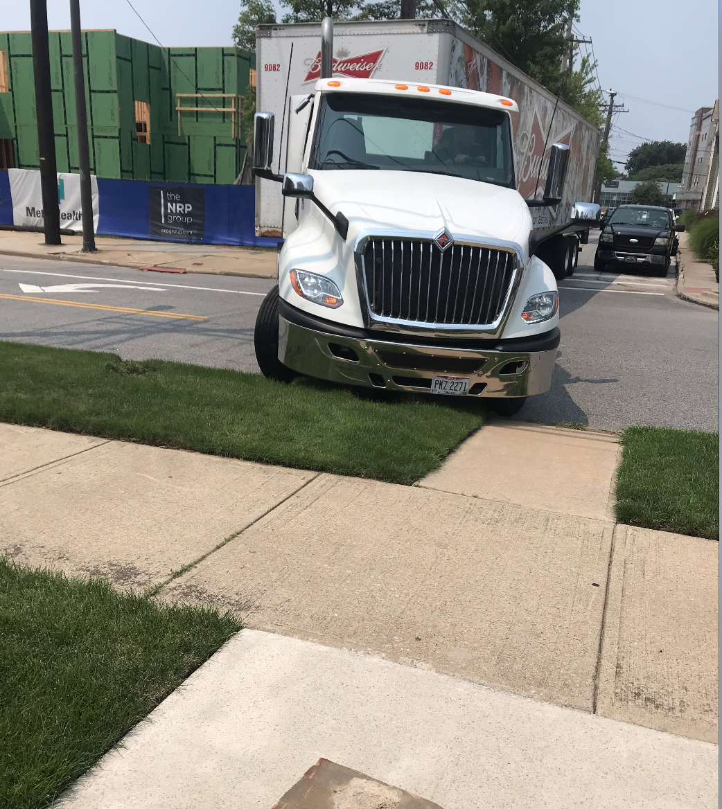 Cleveland household coping with property harm after vans proceed to get caught of their yard