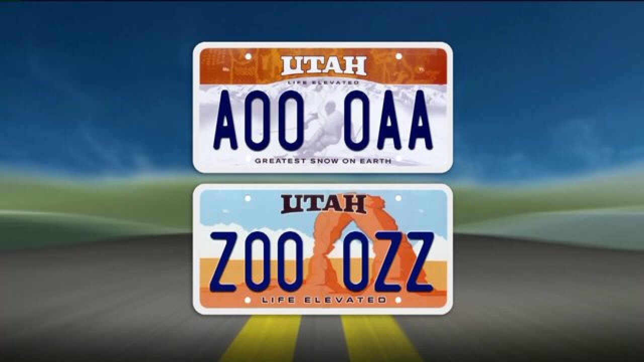 Can you guess which Utah license plate is the most popular?