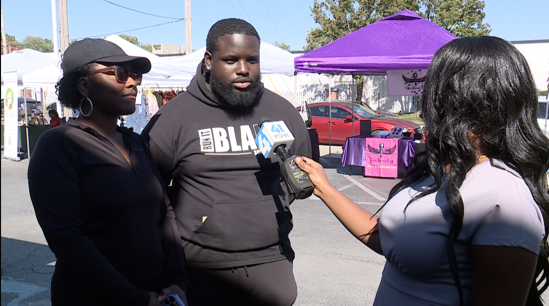 Dr. Chelsey M., founder of KC Black Owned, Isiah Jackson, Co-Founder Run it Black