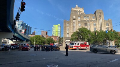 downtown evacuation