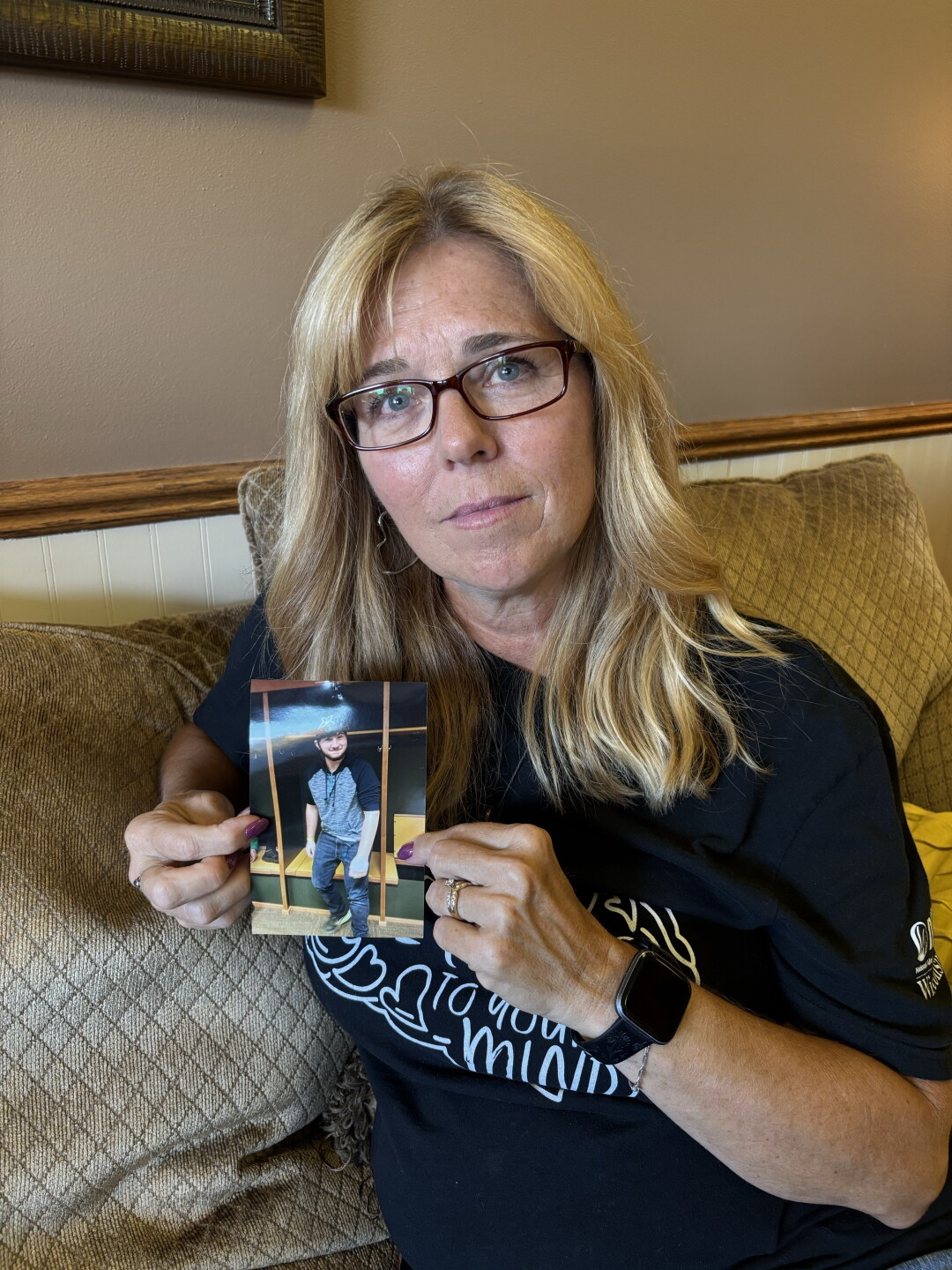 Jacki Schmoldt's son Zak died by suicide in 2019