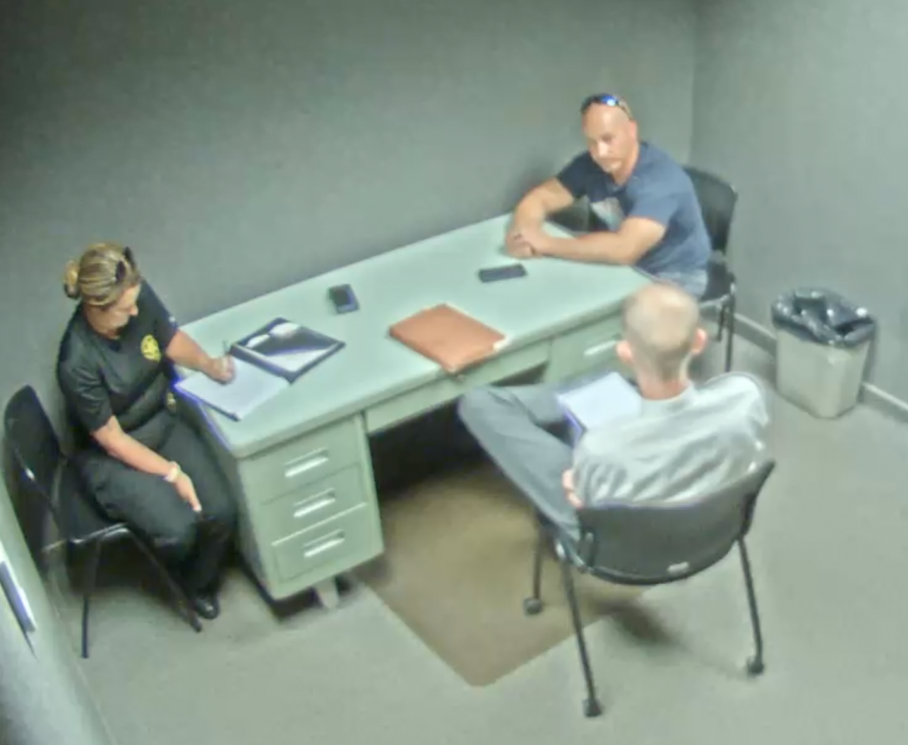 Hamilton County detectives interview Lt. Brad Buchanan