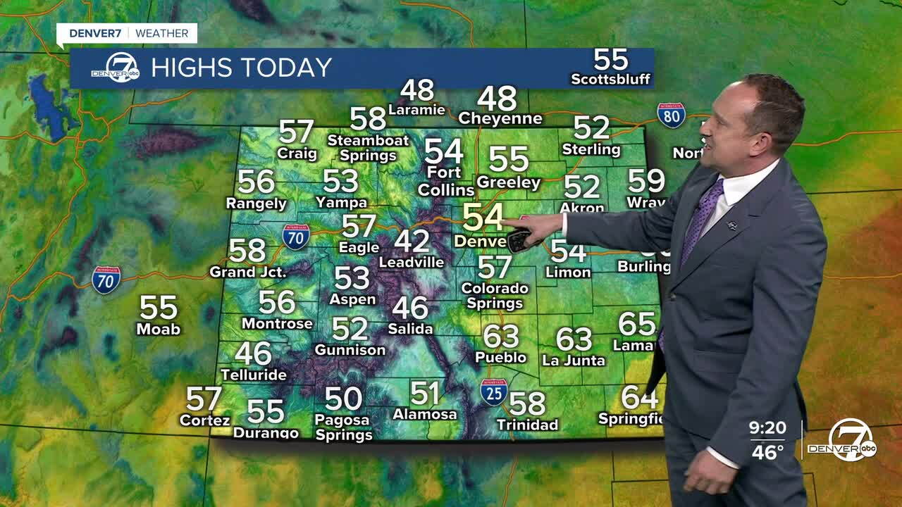 Saturday's Forecast Highs