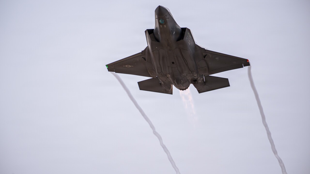 U.S. Air Force Fighter Jets Take Off During Operation Epic Fury